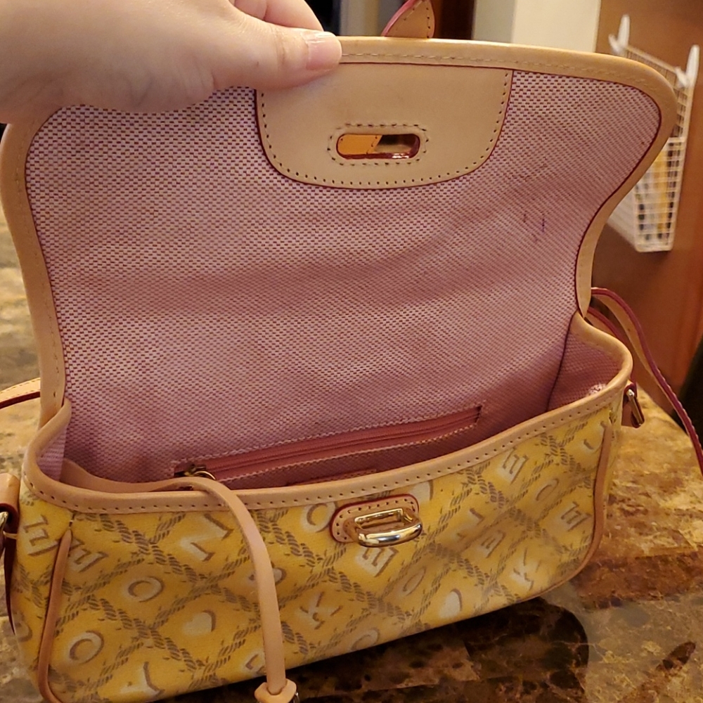 Dooney & Bourke yellow small bag